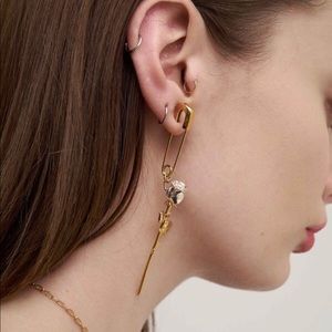 Brand-new Ambush Rose Charm Earring